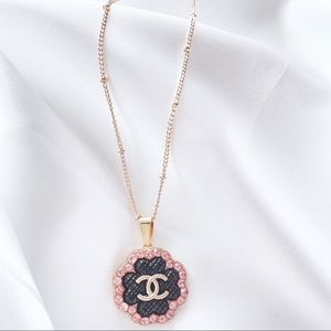 Vintage button reworked necklace